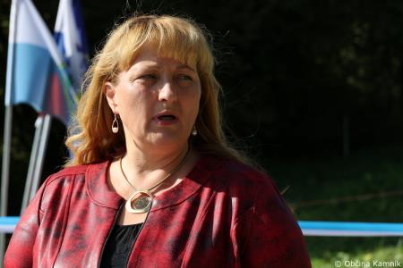 Odprtje odseka prenovljene ceste na motniško Belo (7)